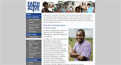Desktop Screenshot of faithalivenigeria.org